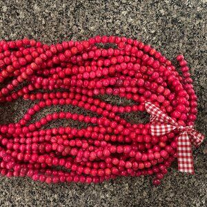 Vintage bead gardland 48ft.